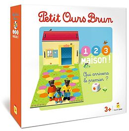 Broché Jeu petit ours brun - 1,2,3, maison de Bour-d