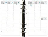 Agenden-Zubehör Jahr EXACOMPTA Ersatzinhalt Exatime 17 2027 18272E 1W/2S 10.5x17.2 cm von 
