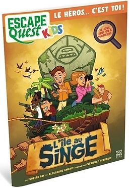 Broché Escape Quest HS 1 Kidz l'île aux singes de 