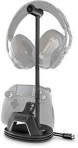 Ladestation Controller + Headset - black comme un jeu Xbox Series X, PlayStation 5,