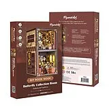 Figured'Art YM03 - DIY Book Nook, Schmetterlingszimmer, Puzzle 396 Teile, Miniatur-Diorama Spiel