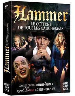 Hammer : Le coffret de tous les cauchemars (Combo 4 DVD + 4 Blu-Ray) DVD