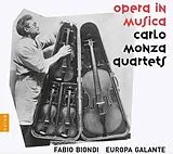 Fabio Biondi & Europa Galante CD Opera In Musica - Carlo Monza Quartets