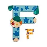 Clown Buchstabe F Spiel
