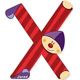 Clown Buchstabe X Spiel