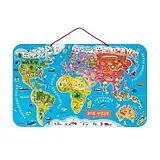 Magnet-Puzzle Weltkarte Spiel