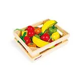 Holzkiste mit Früchten 12Stk. Spiel