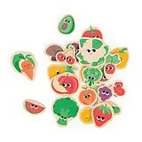24 Magnete Obst und Gemüse Spiel