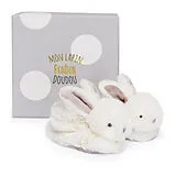 Bonbon Hase Füsslinge mit Rassel, taupe 0-6M Spiel