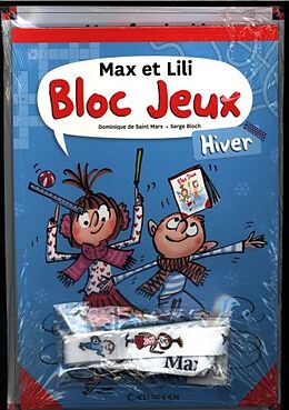 Article non livre Max et Lili: bloc jeux hiver de 