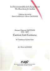 Giovanni Giacomo Gastoldi Notenblätter Cantiam Lieti Cantiamo