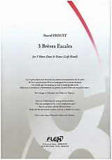 Pascal Proust Notenblätter 3 brèves Escales