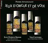 Dirk Brosse & Jean-Patrice & V CD Jeux d'orgue et de voix