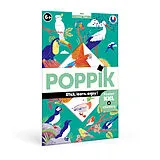 POPPIK Sticker Lernposter Vögel Spiel