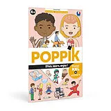 POPPIK Sticker Lernposter Menschlicher Körper Spiel