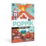 POPPIK Sticker Lernposter Vulkane Spiel