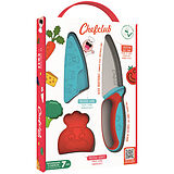 Coffret Le couteau du chef bleu et rouge de Snacking Media