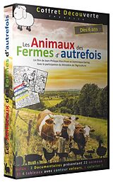 Animaux des fermes d'autrefois (Coffret DVD + 4 tableaux à colorier) DVD