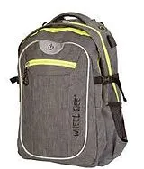 Schildkröt 950022 - Wheel-Bee LED-Backpack Revolution, Design: Grey, Rucksack mit integr. LED-Licht, 30 Liter Volumen Spiel