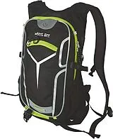 Schildkröt 950019 - Wheel-Bee LED-Fahrrad Rucksack Stelvio, Black, Rucksack mit integr. LED-Licht, 18 Liter Volumen Spiel