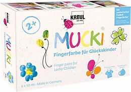 MUCKI Fingerfarbe für Glückskinder 6er S Spiel