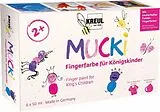 MUCKI Fingerfarbe für Königskinder 6er S Spiel