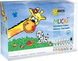 MUCKI Window Color Set Kleine Tierwelt Spiel