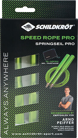 MTS 960024 - Schildkröt Fitness Springseil Speed Rope Pro, Rope Skipping Spiel