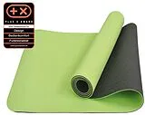 Schildkröt 960167 - Bicolor Yogamatte Fitness, 183x61x0,4cm, PVC-frei, lime/anthrazit Spiel