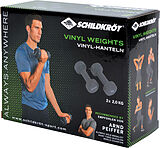 Schildkröt 960206 - Vinyl-Hanteln, 2,0 kg Set, anthrazit, Heim-Fitnessgerät Spiel