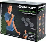 Schildkröt 960206 - Vinyl-Hanteln, 2,0 kg Set, anthrazit, Heim-Fitnessgerät Spiel
