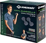 Schildkröt 960207 - Vinyl-Hanteln, 3,0 kg Set, anthrazit, Heim-Fitnessgerät Spiel