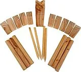 Schildkröt 970112 - Kubb Spiel, Wikingerkegeln, Pinienholz Spiel
