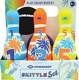 Schildkröt 970149 - Neopren Kegel Set (6 Kegel (21,5x8cm), 1 Ball, Netztasche), Funsport Spiel