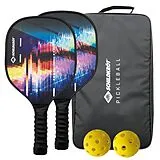 Schildkröt 970160 - Pickleball Set mit 2 Schlägern, 2 Bälle und Tasche Spiel