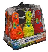 Schildkröt 970227 - Fun Sports, Neopren Kegel Set, Bowlingset , 6 Kegel, 1 Ball Spiel