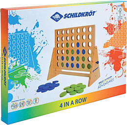 Schildkröt 970316 - 4 Gewinnt (4 in a Row), XXL-Format, Holz Spiel