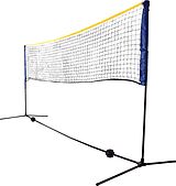 Donic-Schildkröt: Kombi Netz Set, für Badminton oder Volleyball, Höhe verstellbar Spiel