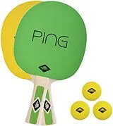 Donic-Schildkröt 788486 - Tischtennis-Set PING PONG, 2 Schläger + 3 Bälle Spiel