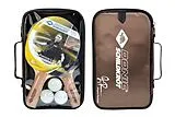 Donic-Schildkröt 788490 - Premium Tischtennis Set PERSSON 500, 2 Schläger, 3 Bälle, Tasche Spiel