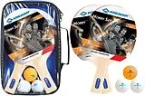 Donic-Schildkröt 788602 - Tischtennis Set Hobby für 2 Spieler, 2 Schläger, 3 Bälle, Tasche Spiel