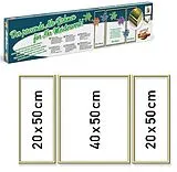 Alurahmen Triptychon 50 x 80 cm Spiel