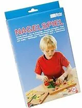 Corvus A730350 - Nagelspiel Holzteile auf Korkplatte Spiel