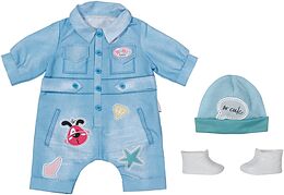 BABY born Deluxe Jeans Overall, 43cm Spiel