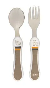sigikid 25188 - Besteck-Set Bär Honi Boni Vanilla Spiel
