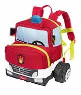 sigikid 25251 - Kinder Rucksack Feuerwehrauto, Feuerwehr Spiel