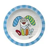 sigikid 25387 - Teller Hase Ringel Dingel Kinderbunt Spiel