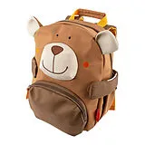 Sigikid 25436 - Rucksack Bär mit 3D-Details, braun, Kinderrucksack Spiel
