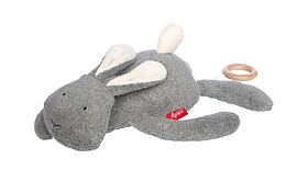 sigikid 39845 - Mami Spieluhr Hase grau Vanilla, Baumwolle, Babyspielzeug Spiel