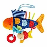 sigikid 40104 - Aktiv-Fisch Kinderbunt, Babyspielzeug Spiel